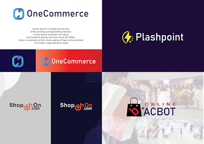 Design a creative online ecommerce logo by Uniquedesign0 | Fiverr
