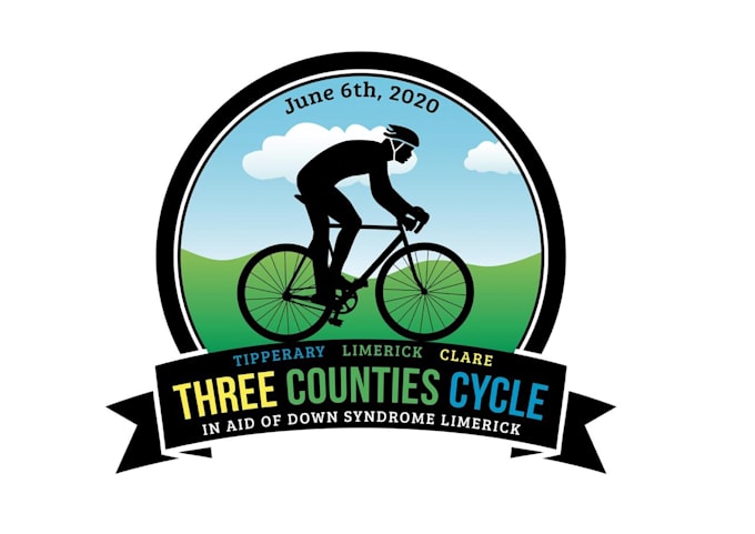 design professional modern cycle logo with copy rights