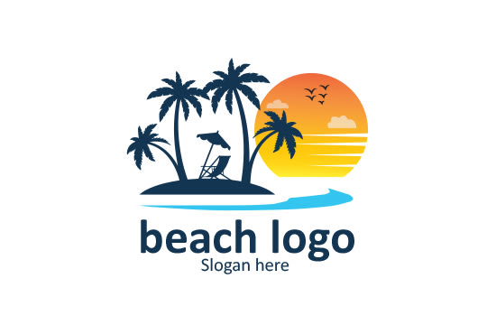 do professional beach, trip, traveling logo design