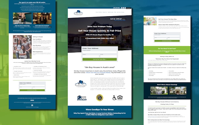 design and develop investor carrot real estate lead generation website