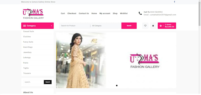 create an ecommerce website online store for your business