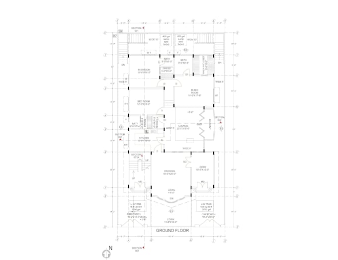 Home Map Autocad Design your auto cad building and house maps by Mohsensyed | Fiverr