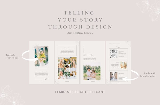 design canva instagram story and post templates