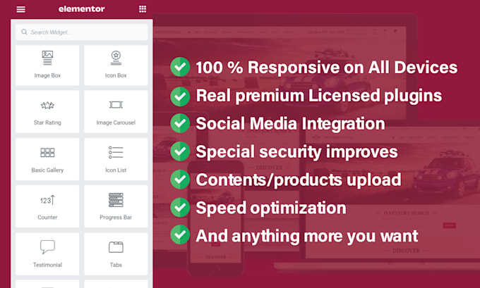 copy, clone, or redesign your website in wordpress using elementor pro