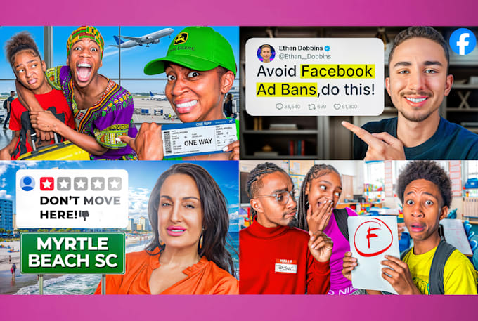 design amazing youtube thumbnail design