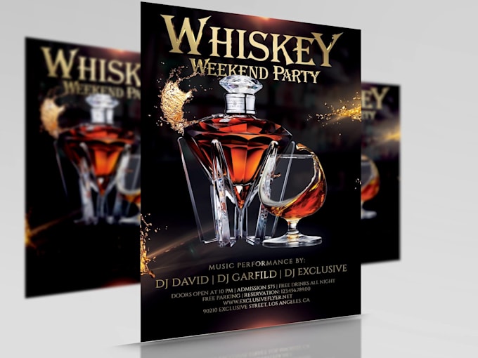 design event flyer or poster