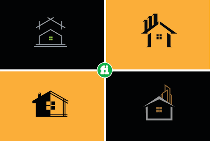 design property house construction logo in 24 hour