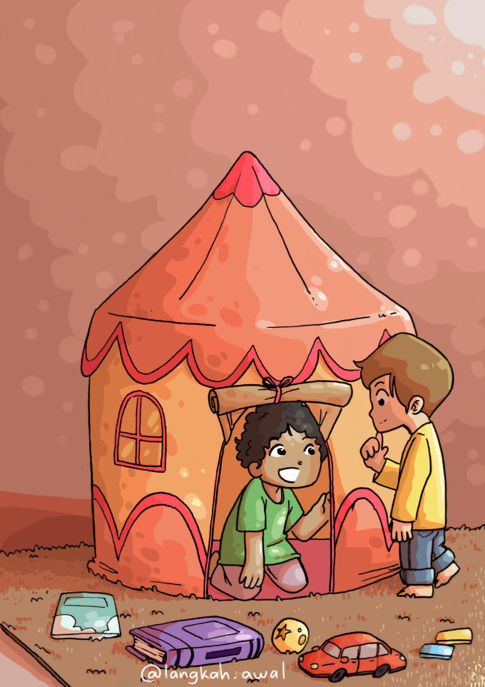 draw any children illustration
