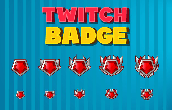 create custom badge and sub badge for your kick, twitch, youtube