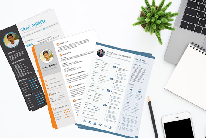 design modern infographic cv resume in 2 hours