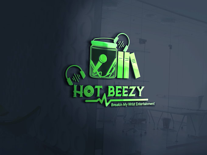 design great or attractive dj rap epk ,store and text logo