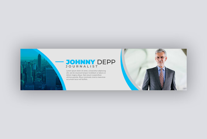 design attractive linkedin banner or cover image