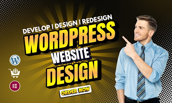 design redesign wordpress website, wordpress website development as a developer