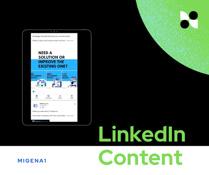 create social media contents
