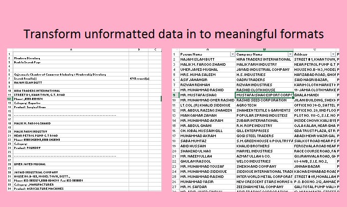 do excel and spreadsheet work
