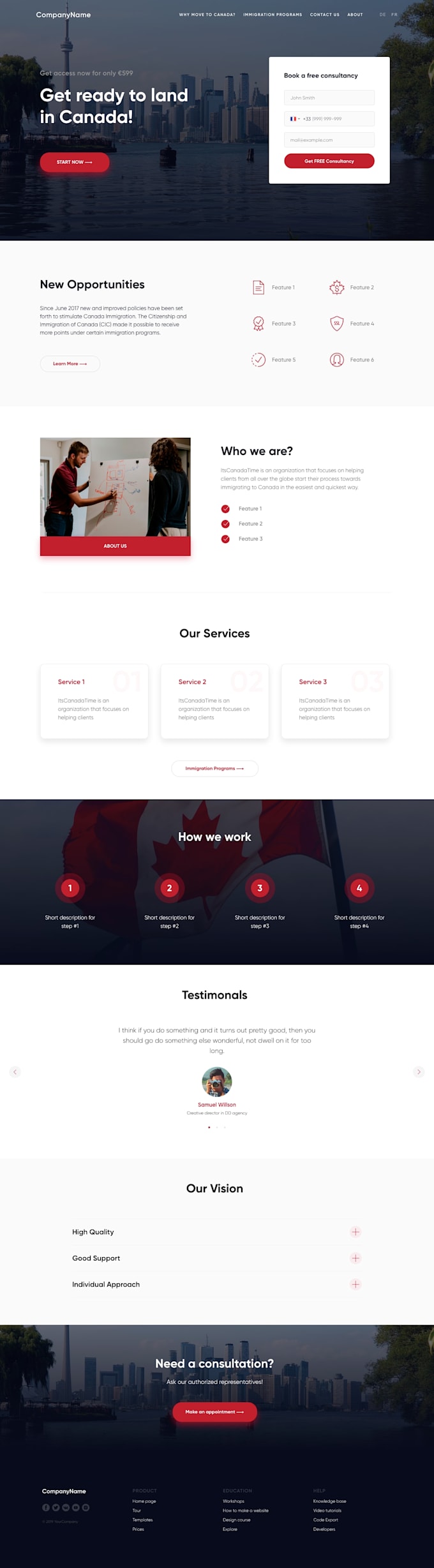 develop business website on webflow