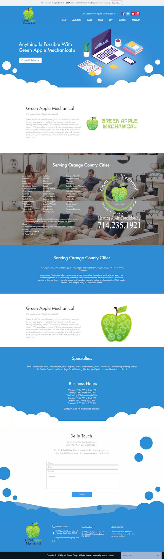 do wix website design