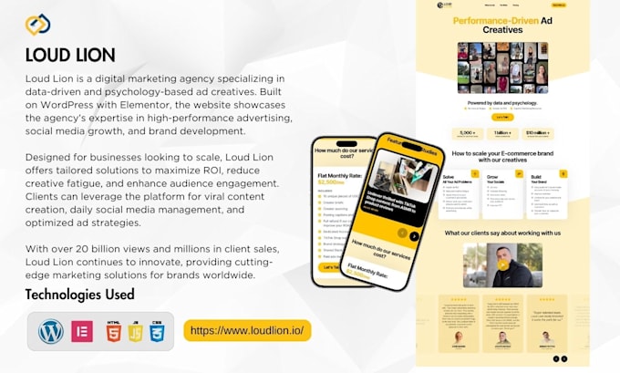 build or redesign a responsive wordpress website
