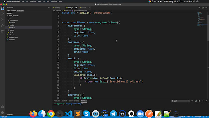 develop rest api in nodejs with expressjs and mongodb
