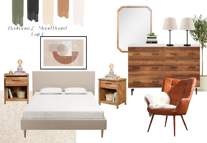 design a functional interior for a studio or small apartment