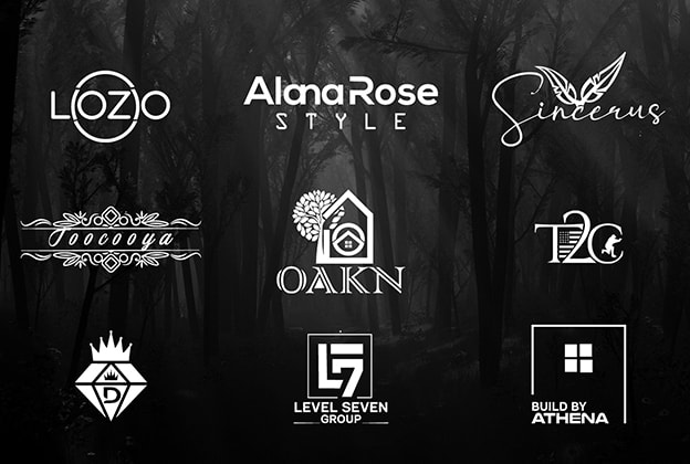do 3 trendy custom typography monogram initial business logo design in 12 hours