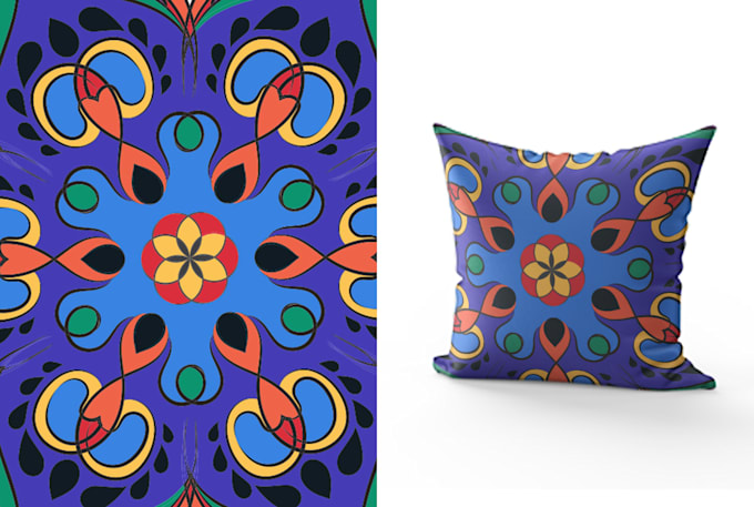 do customized  pillow cover or floor mat designs
