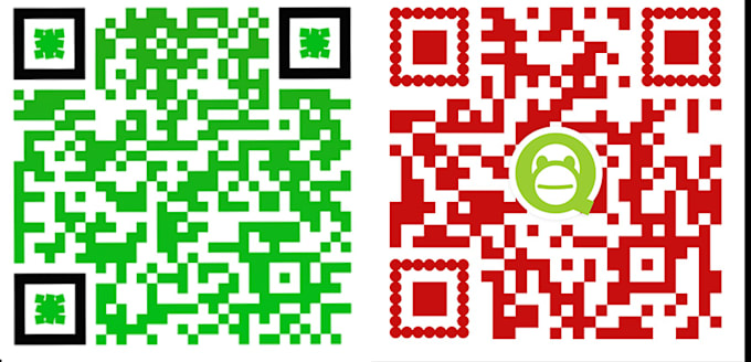 make world class qr code with multi colour and with logo