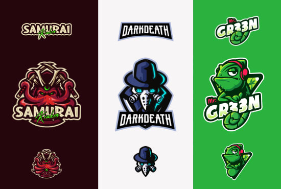 create stunning mascot logo for twitch, stream or business