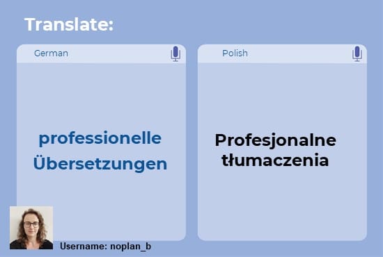 professionally translate your text from german to polish and reverse
