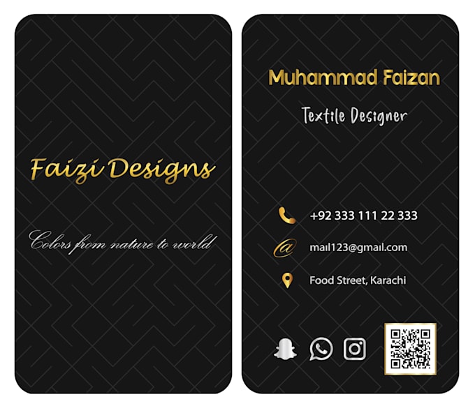 design stylish luxuary visiting card business card name card