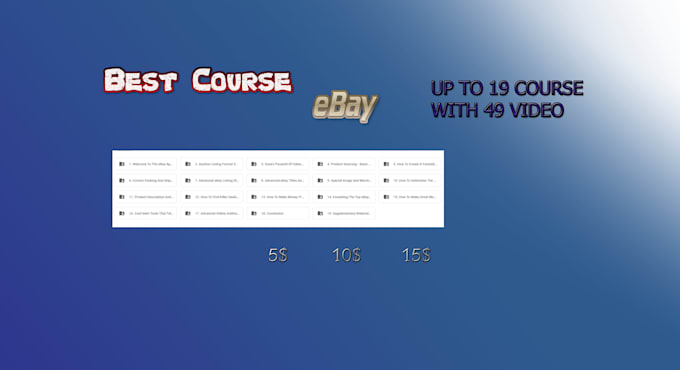 the complete ebay course ebay from beginner to advanced