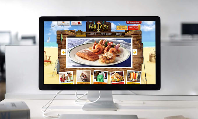 design a restaurant, bar, or pub website for you