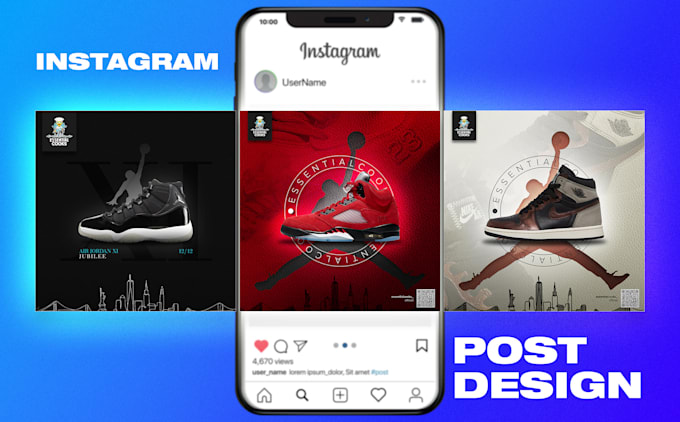 create modern and strategic instagram post design