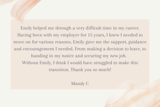 be your life changing career coach