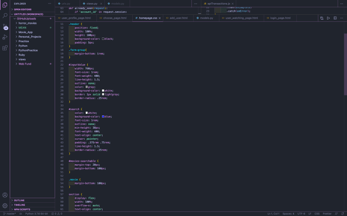 Review and edit your html css python javascript by Corbinblackard | Fiverr