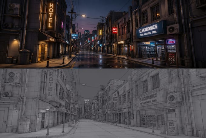 design stunning 3d game environment in unity 3d or maya