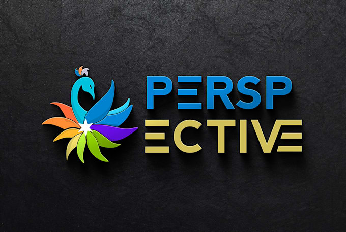 do creative unique modern minimalist 3d business logo design