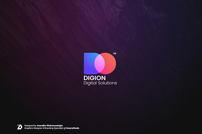 design colorful gradient abstract business logo