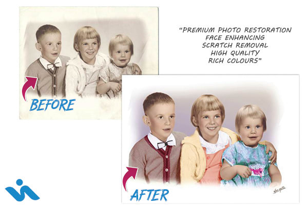 fix old photos and  colorize them