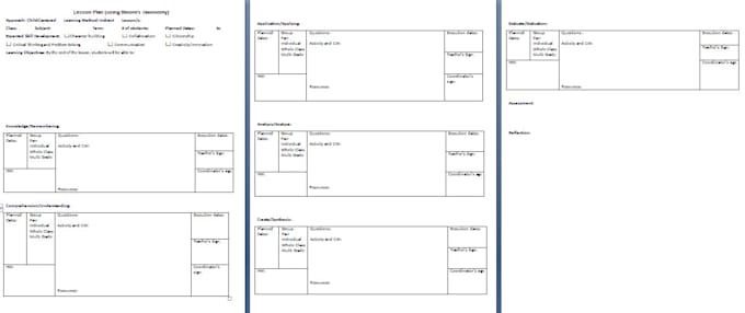 design and edit curriculum and lesson plans