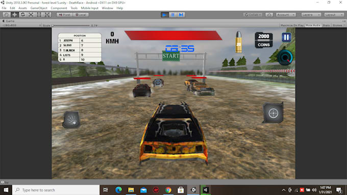 create an amazing 3d game for android or IOS