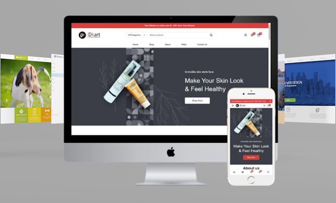 design premium ecommerce store on wordpress using woocommerce