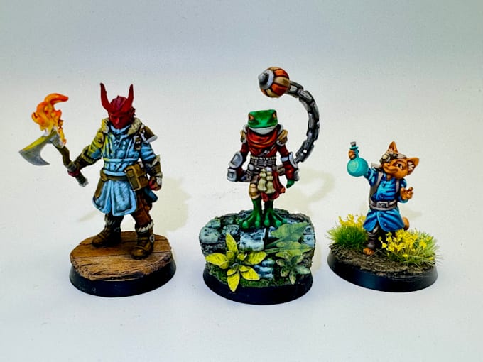 paint your warhammer, dnd, and tabletop miniatures