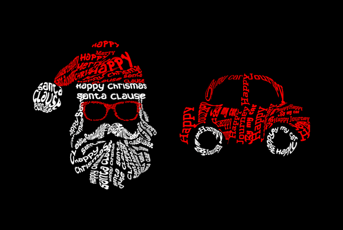 do cool eye catchy word art, word cloud or typography