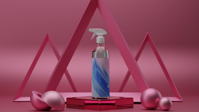 create professional 3d mockups for your product