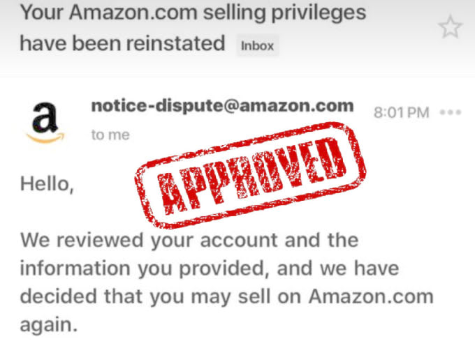 make your amazon suspension appeal letter