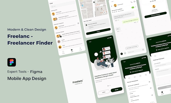 Crafting a modern interface mobile app using figma by Galihrizal06 | Fiverr