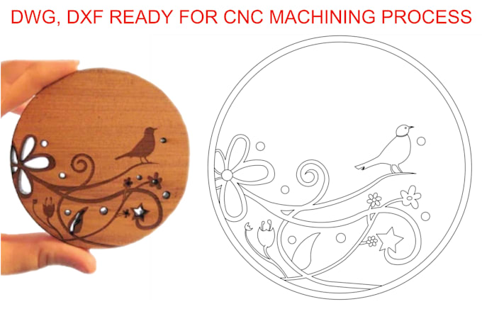 convert logo to dxf, ai, svg etc for laser cutting, engraving