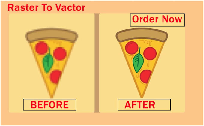 do manually redraw vector logo design