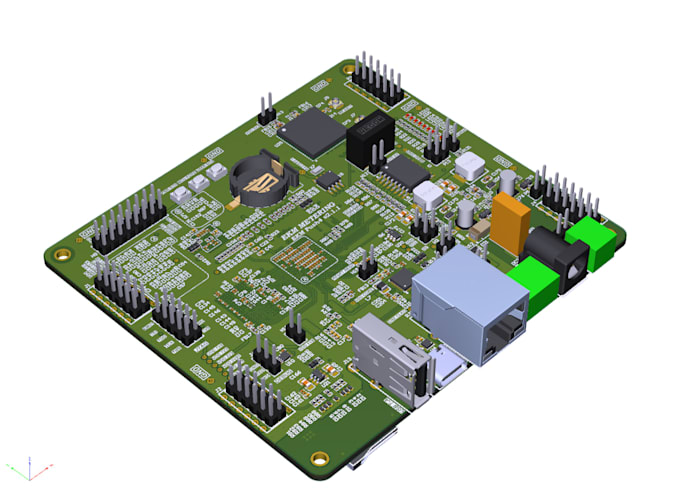 design high speed multilayer pcb schematic, layout, gerber, bom and drc check
